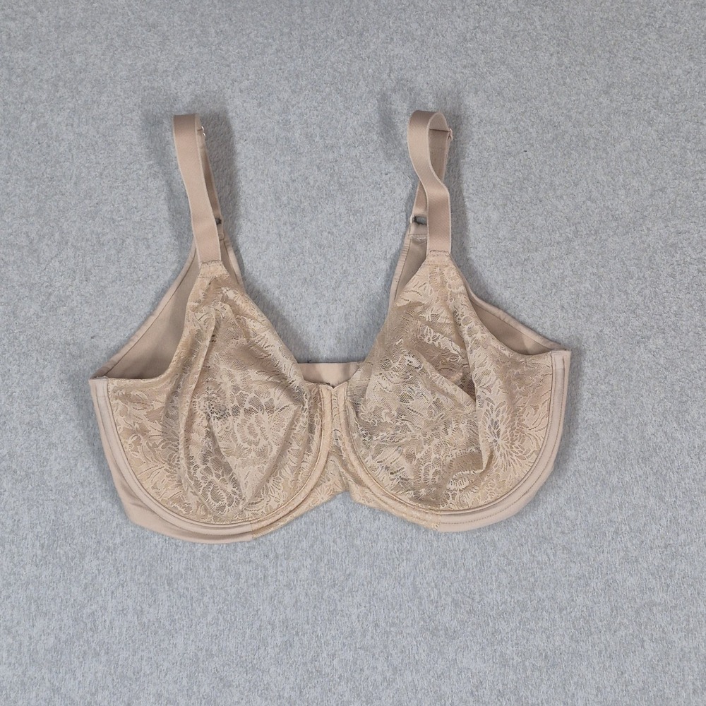 Modern Movement Women Bra 36DD Beige Adjustable Strap Underwired Lace